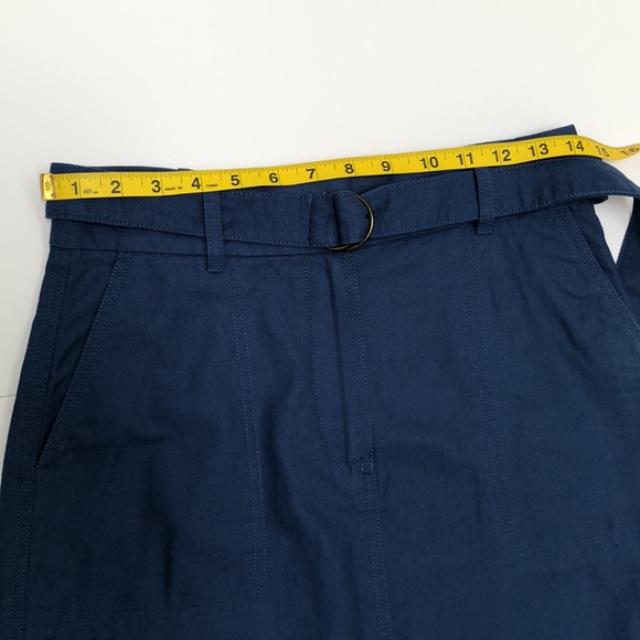Aritzia/Babaton cotton/linen skirt - fabric made in Japan - blue - size 4 - Picture 6 of 10